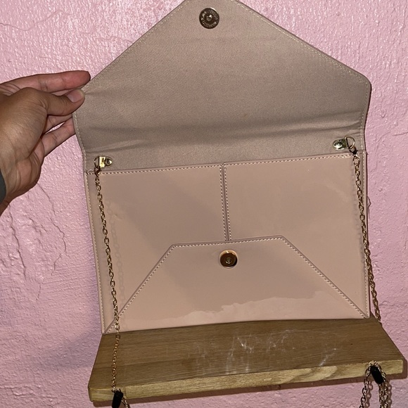 Crossbody bag (beige/pink) - Picture 2 of 4